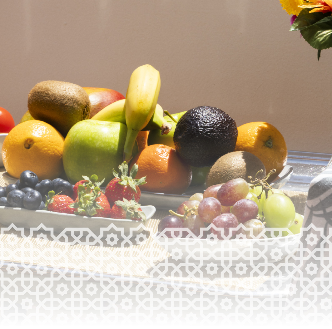 Bandeja de frutas y verduras