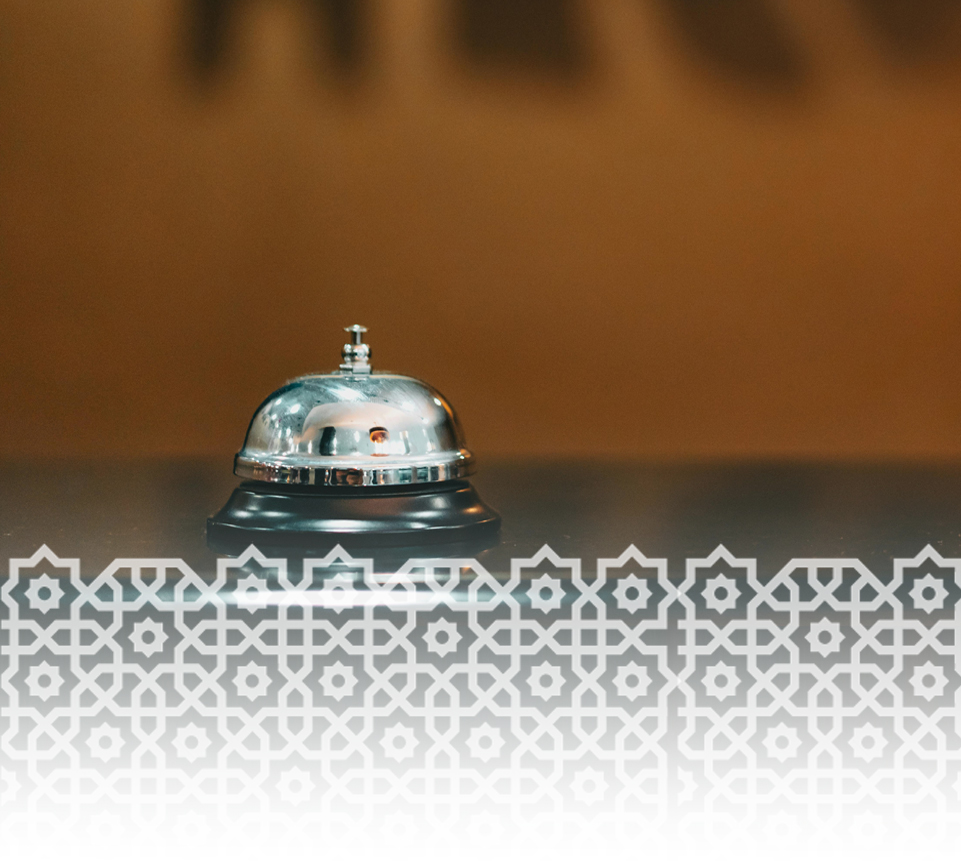 Timbre de llamada al servicio en una barra